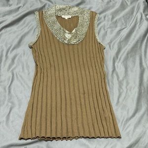 Rebecca Taylor Green Knitted Tank